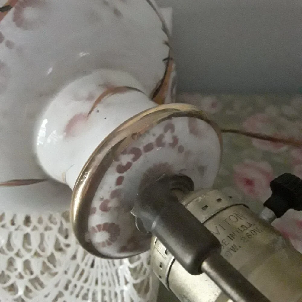 Vintage Chinese Porcelain Vase Lamp